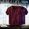 3Pcs premium Half sleevs Mens Shirt (White,Maroon,Jam)