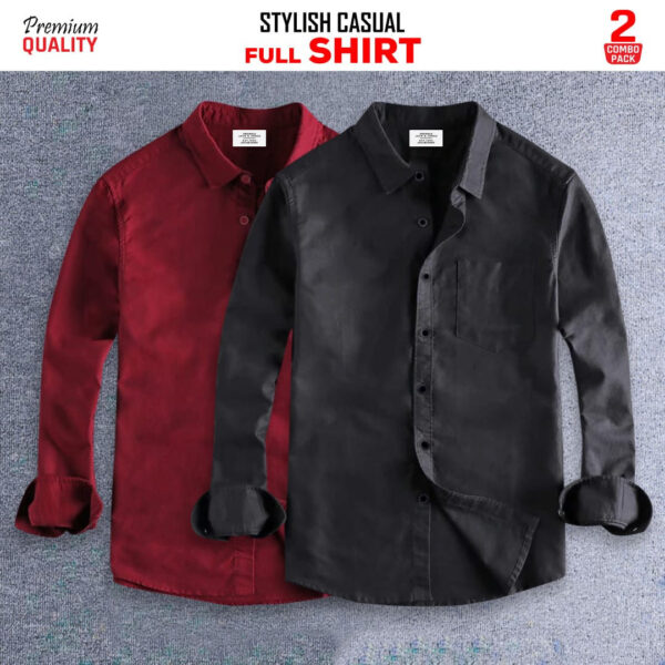 2pcs Casual men's shirt