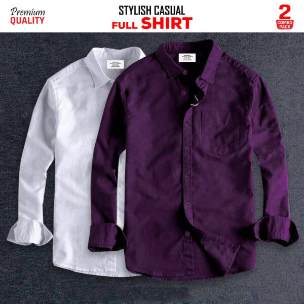 2pcs Casual men's shirt