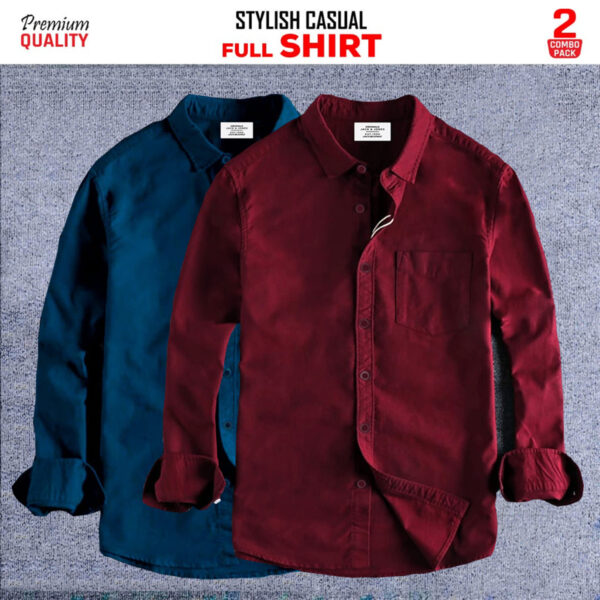 2pcs Casual men's shirt