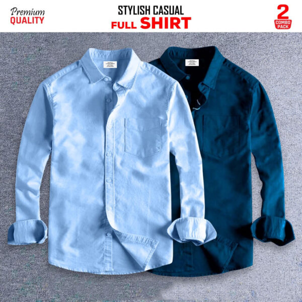 2pcs Casual men's shirt