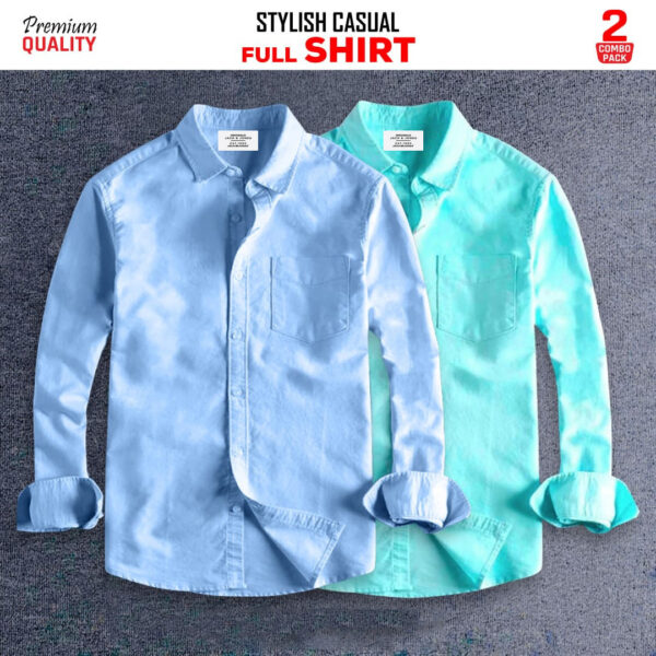 2pcs Casual men's shirt