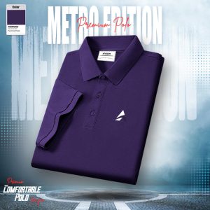 1pcs Luxury polo t-shirt (Parachute Purple)