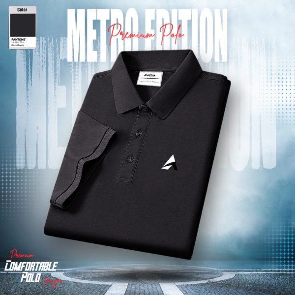 1pcs Luxury polo t-shirt (Black Beauty)
